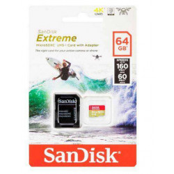 Tarjeta microSD SanDisk Extreme 64GB