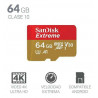 Tarjeta microSD SanDisk Extreme 64GB