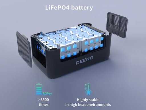 Deeno X1500 - Bateria